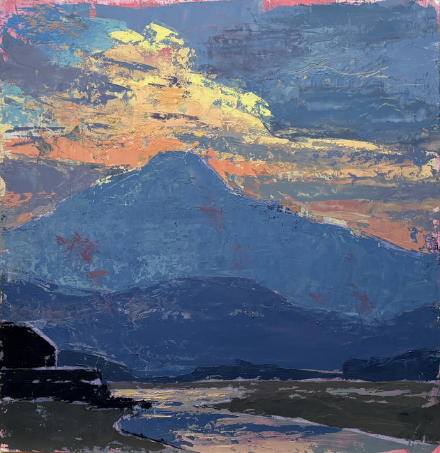 Francisco Centofanti artist, Dolgellau oil painting